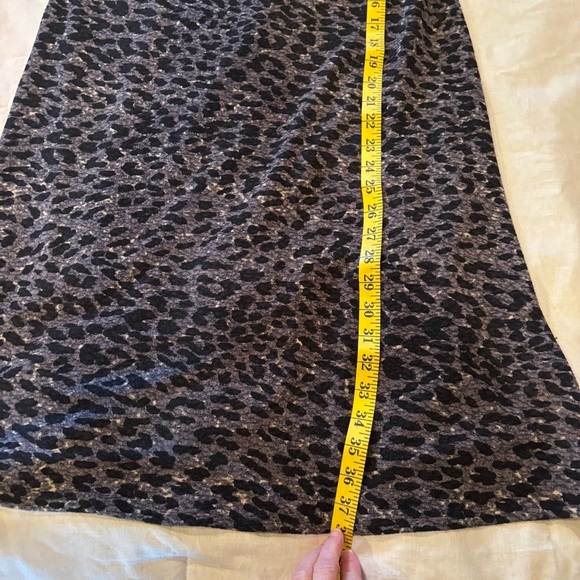 Eva Varro Animal Print A Line Dress, Large, Comfy Throw On Work Church Errands - Picture 9 of 9